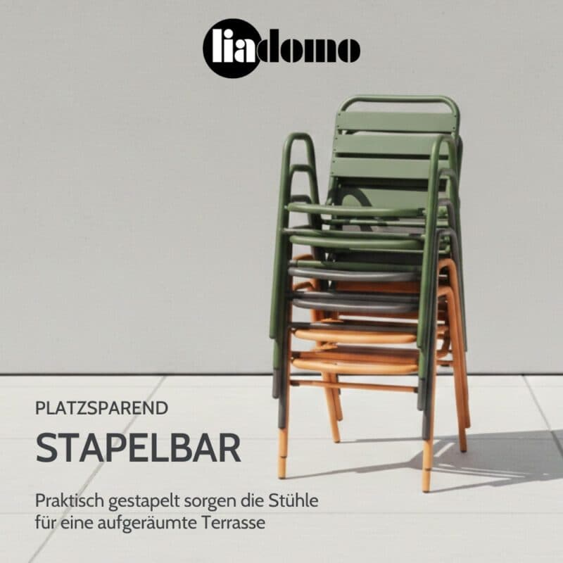 Liadomo "Lesina" Stapelstuhl (Bild KI-generiert)