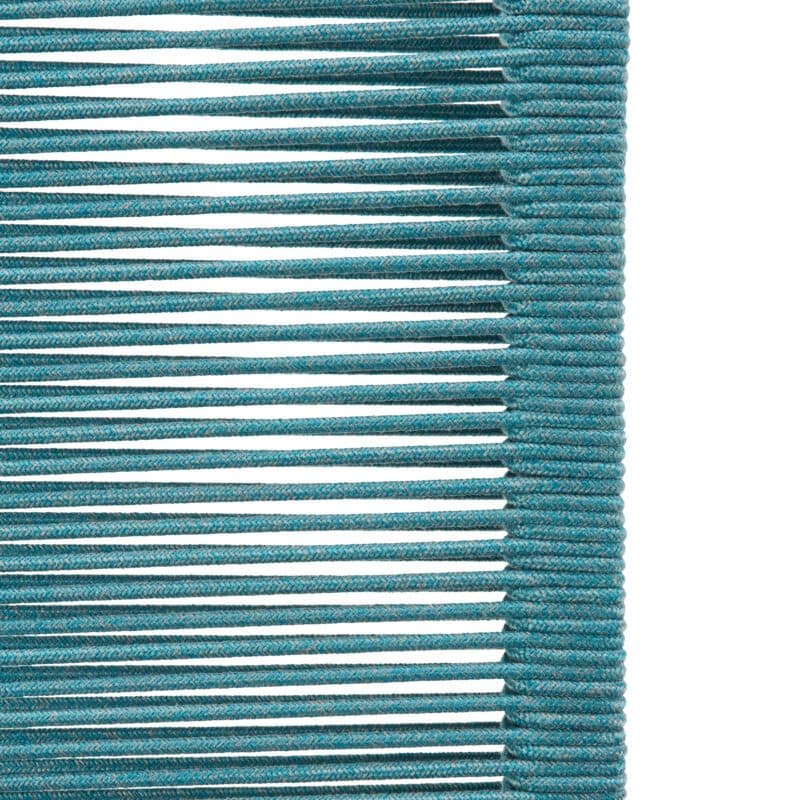 Liadomo "Limbadi" Gartenstuhl, Alu anthrazit, Textilgewebe anthrazit, Rope blau