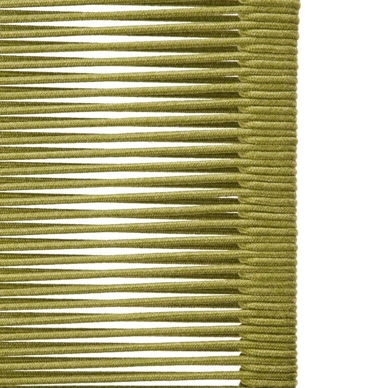 Liadomo "Limbadi" Gartenstuhl, Alu anthrazit, Textilgewebe anthrazit, Rope grün