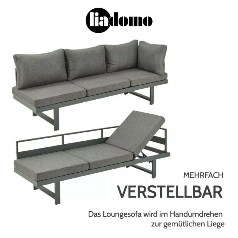Liadomo "Callipo" Loungebank/Liege mit Verstellfunktion