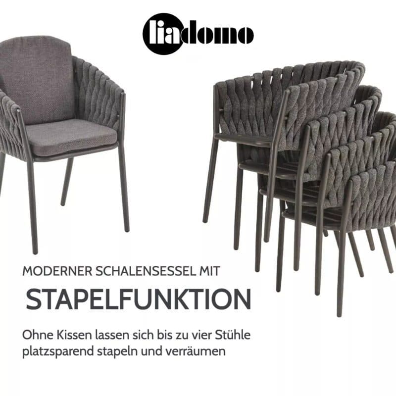 Liadomo "Carano" Stapelsessel Socks-Bespannung