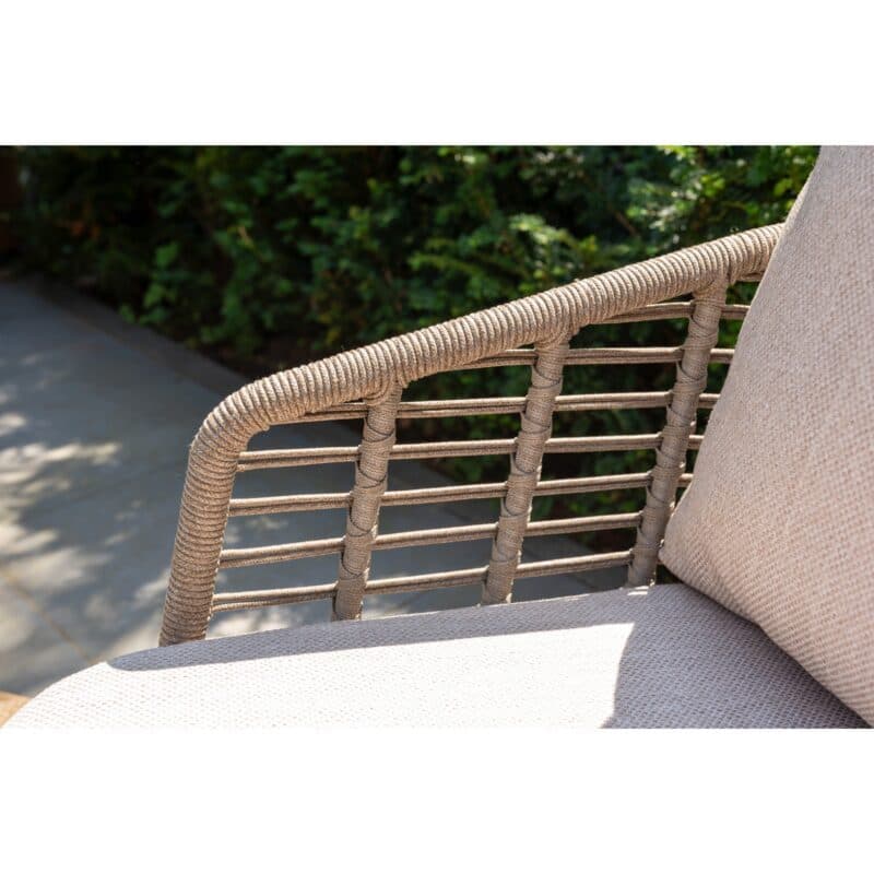 4Seasons Outdoor "Puglia" Rope taupe, Bezug latte - Detail