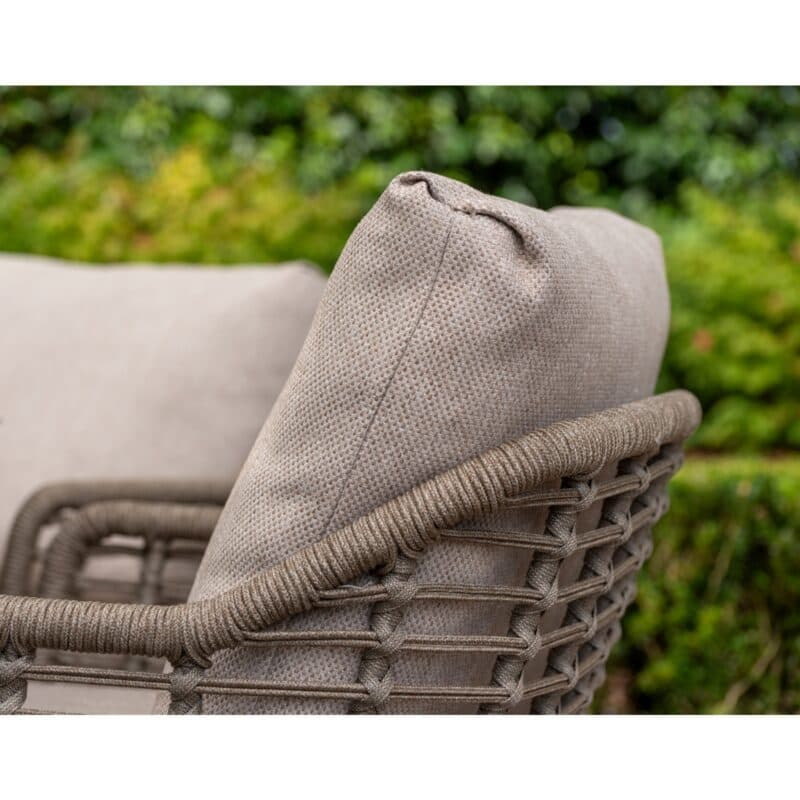 4Seasons Outdoor "Puglia" Rope taupe, Bezug latte - Detail