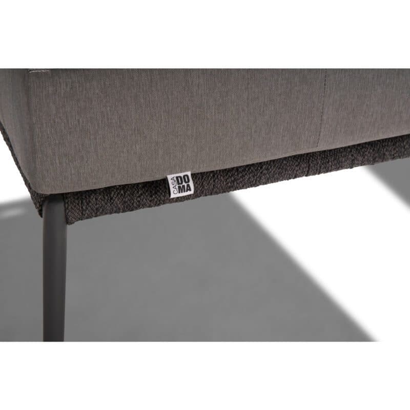 CASA DOMA Serie "Falcone", Aluminium anthrazit, Rope anthrazit