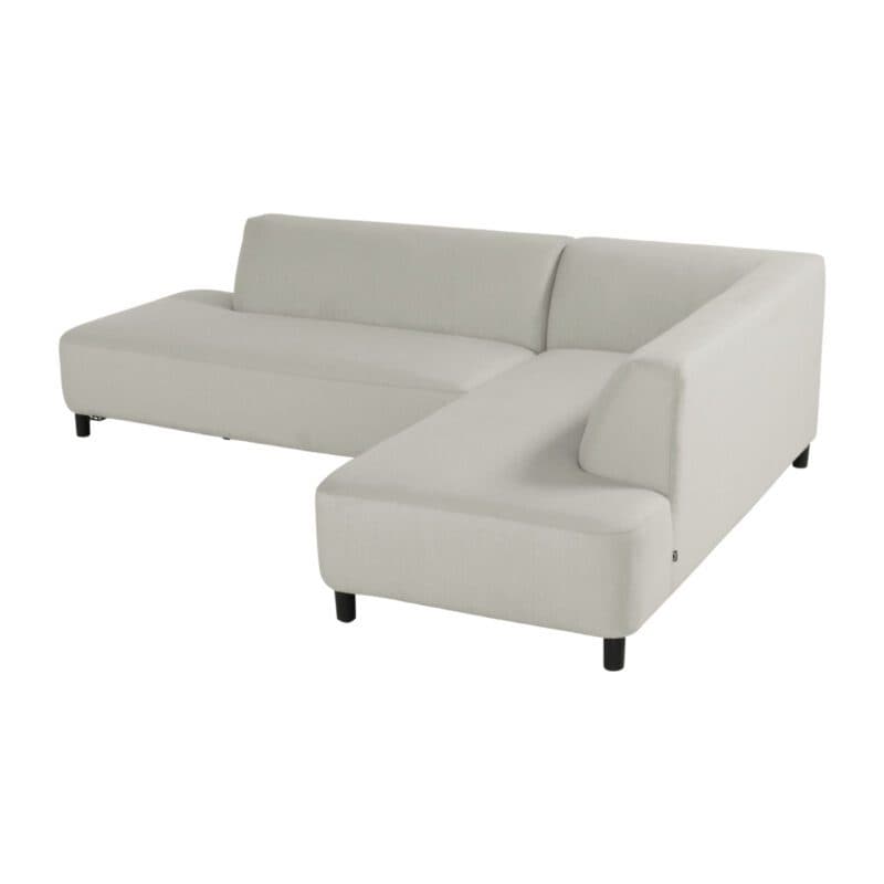 Hartman "Monaco" Loungeset sit&heat®, Aluminium schwarz, Easy Dry Foam, Bezug Sunbrella® chalk grey