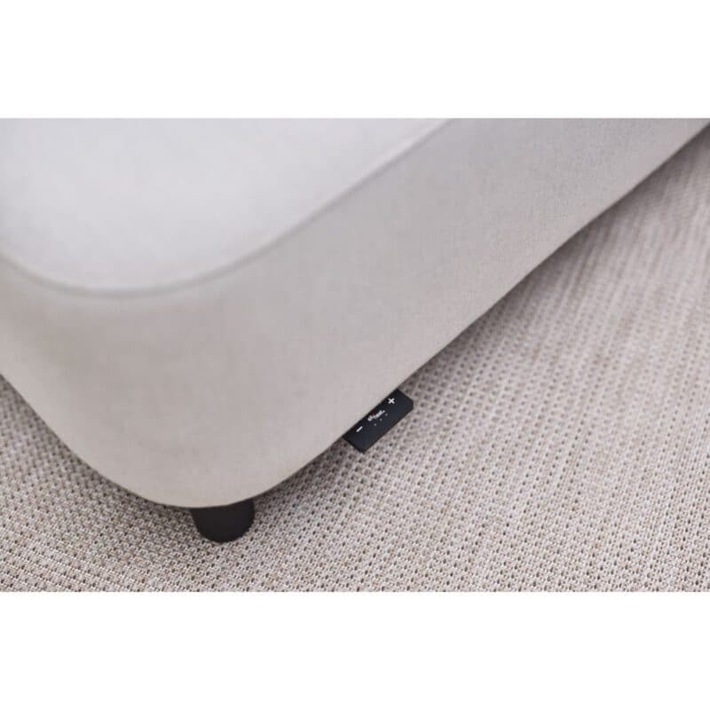 Hartman "Monaco" Loungeset sit&heat®, Aluminium schwarz, Easy Dry Foam, Bezug Sunbrella® chalk grey