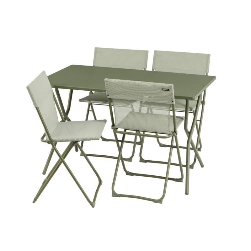 Lafuma "Balcony" Set 5-teilig, Stahl moss, Batyline® moss