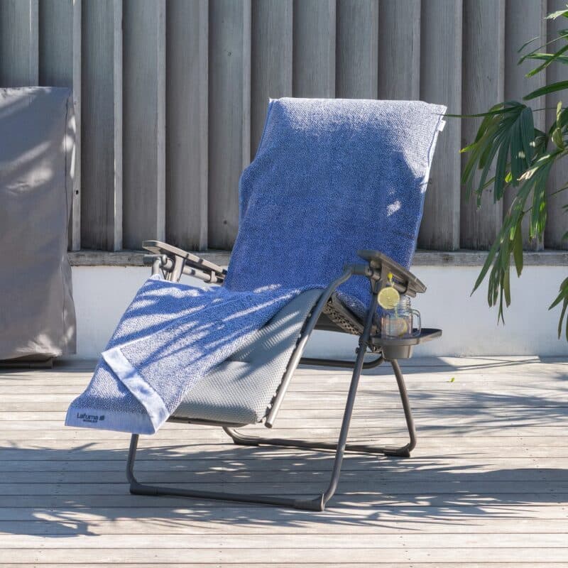 Lafuma Relaxsessel "All In One", Stahlrohr titane, Textilgewebe BeComfort® ash grey