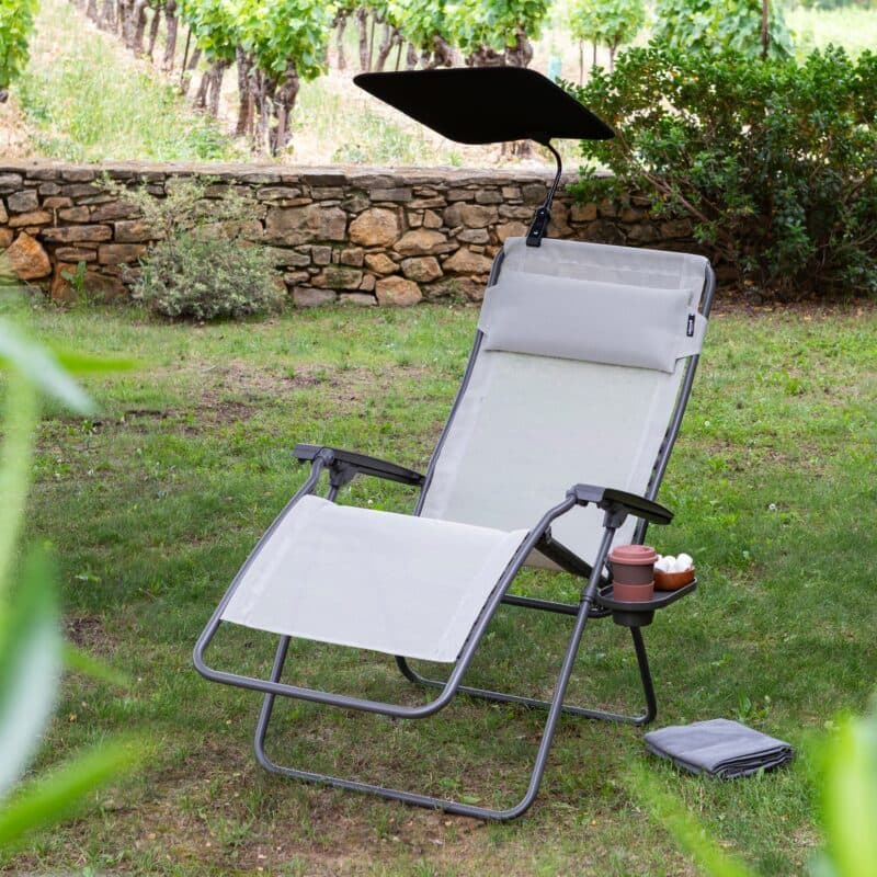 Lafuma Relaxsessel "Zen Edition", Stahlrohr titane, Textilgewebe Batyline® seigle