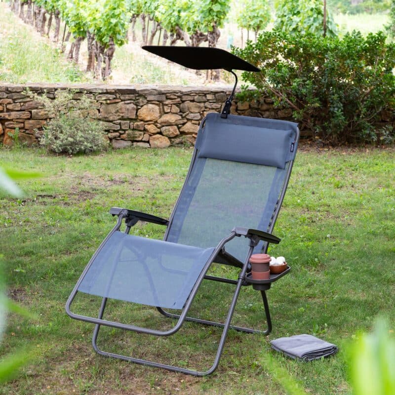 Lafuma Relaxsessel "Zen Edition", Stahlrohr titane, Textilgewebe Velio® silex