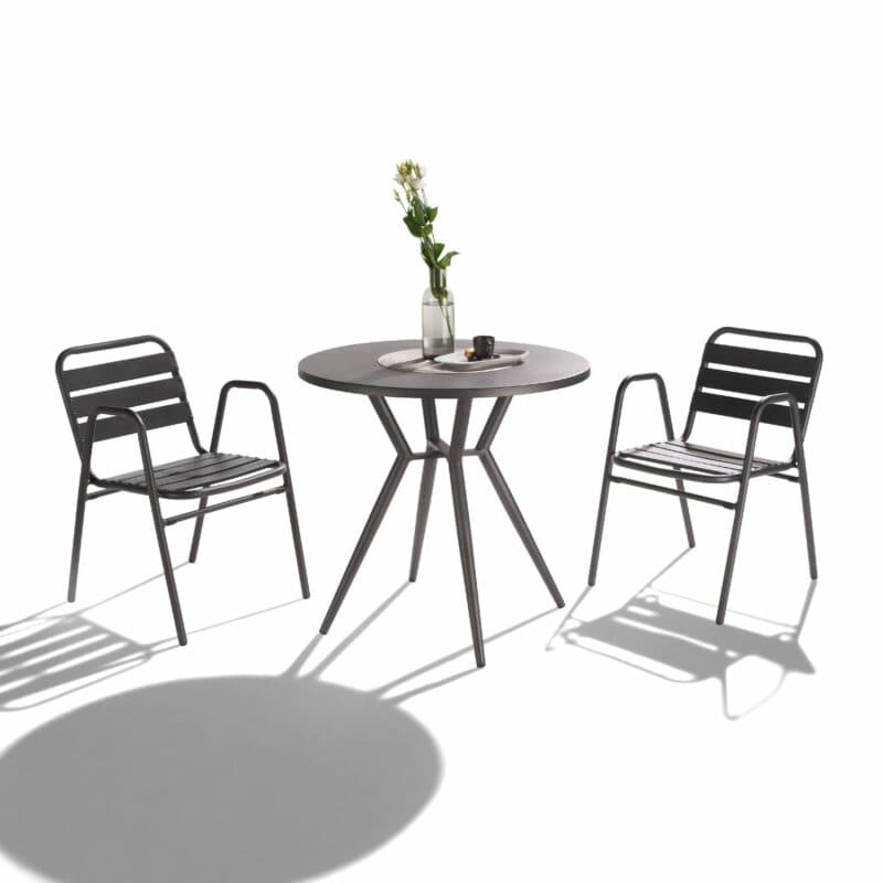 Liadomo "Lesina" Bistro-Set, Alu anthrazit