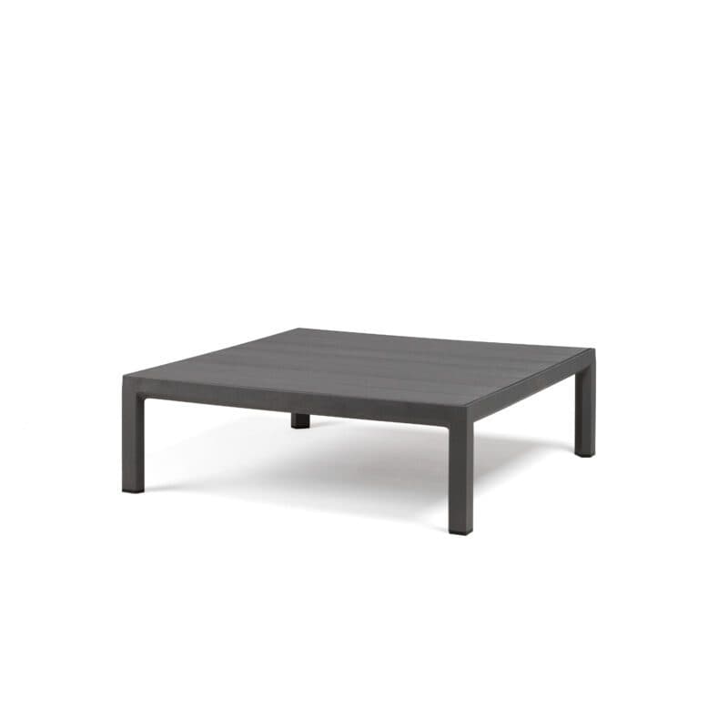 NARDI "Maximo" Loungetisch 80 x 80 cm, Kunststoff basalto