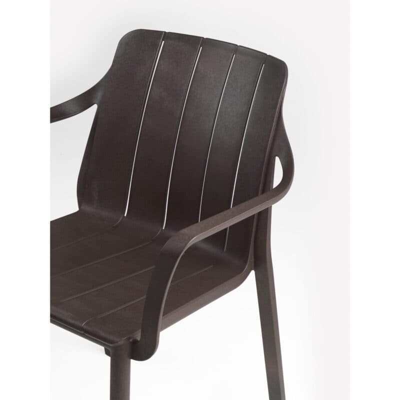 NARDI "Tiberina" Stapelstuhl, Kunststoff anthrazit