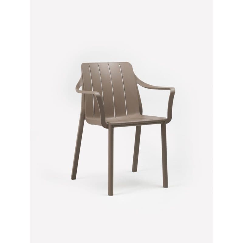 NARDI "Tiberina" Stapelstuhl, Kunststoff taupe