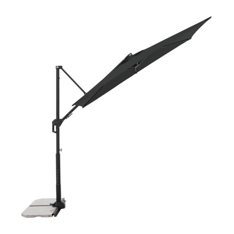 Doppler "Active Green Edition" Ampelschirm, rechteckig, 240x135 cm, Farbe 840 Anthrazit