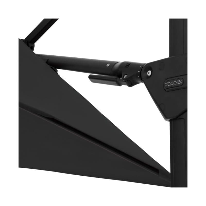 Doppler "Active Green Edition" Ampelschirm, rechteckig, 240x135 cm, Farbe 840 Anthrazit