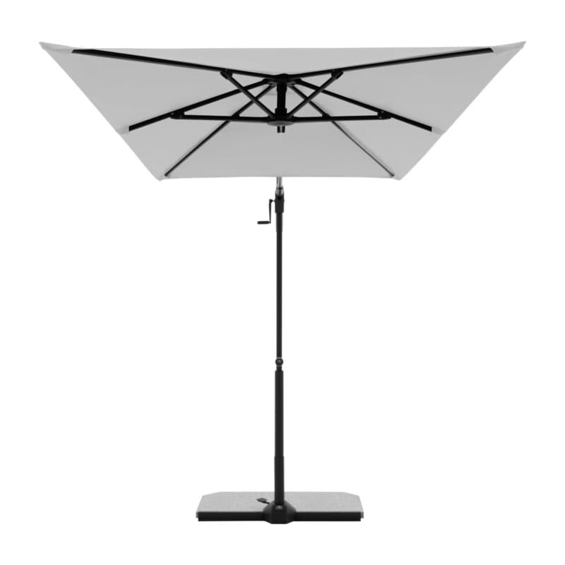 Doppler "Active Green Edition" Ampelschirm, rechteckig, 240x135 cm, Farbe 827 Hellgrau