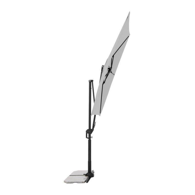 Doppler "Active Green Edition" Ampelschirm, rechteckig, 240x135 cm, Farbe 827 Hellgrau