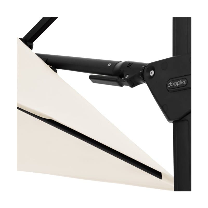 Doppler "Active Green Edition" Ampelschirm, rechteckig, 240x135 cm, Farbe 820 Natur