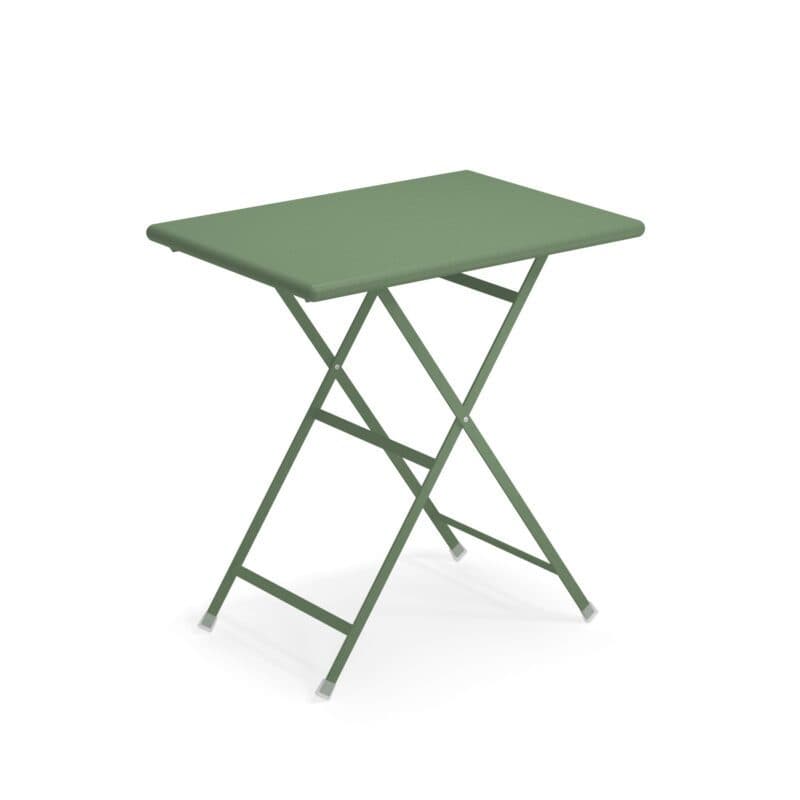 Emu "Arc en Ciel" Klapptisch 70x50 cm, Gestell und Tischplatte Stahl grün