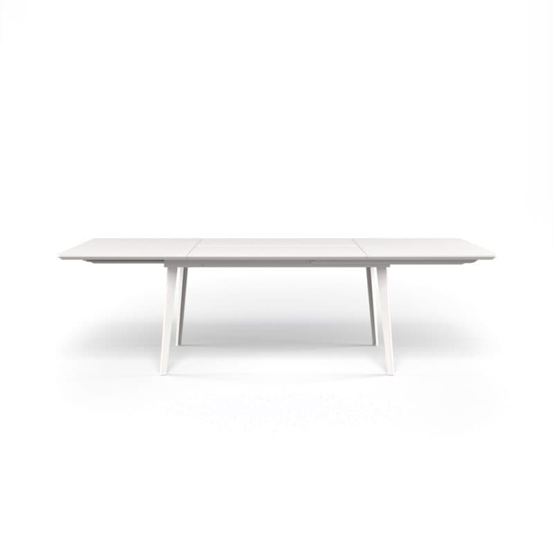 Emu "Plus4" Ausziehtisch 160/270x90 cm, Gestell und Tischplatte Stahl weiß