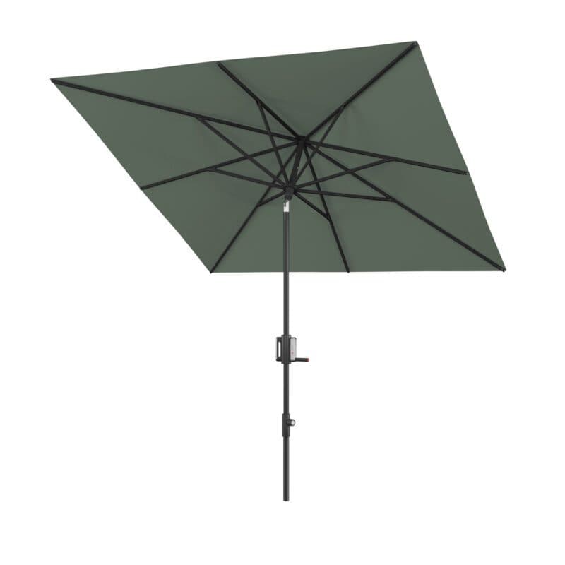 Knirps Sonnenschirm "Apoll Black Edition", quadratisch, 240x240 cm, Farbe 610 - aloe