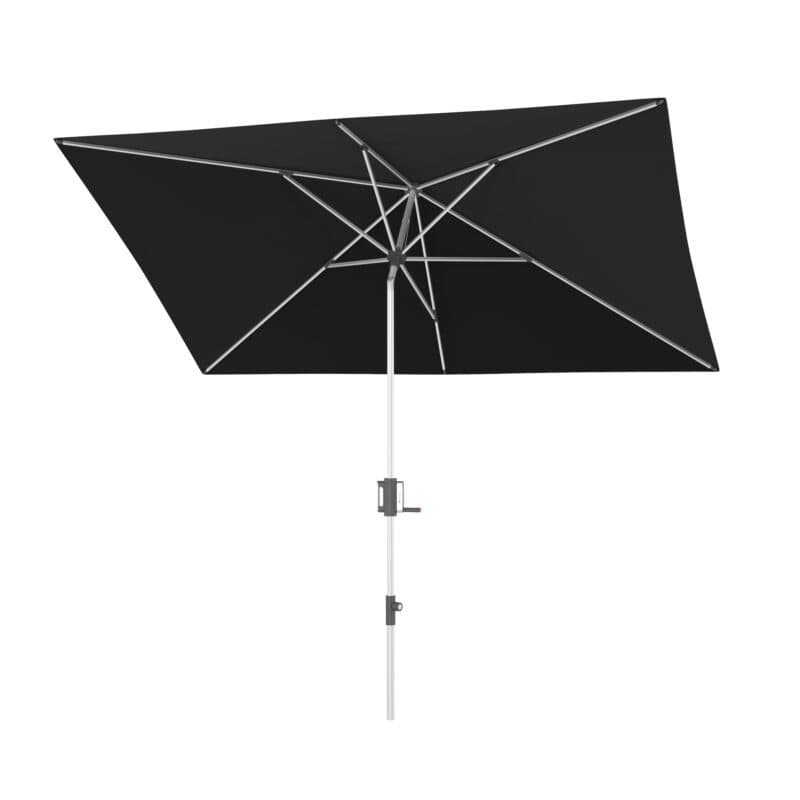 Knirps Sonnenschirm "Apoll", rechteckig, 300x200 cm, Farbe 100 - black