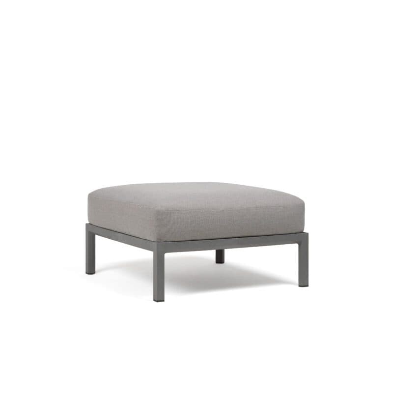 NARDI "Maximo" Loungehocker, Kunststoff basalto, Kissen Sunbrella® lava