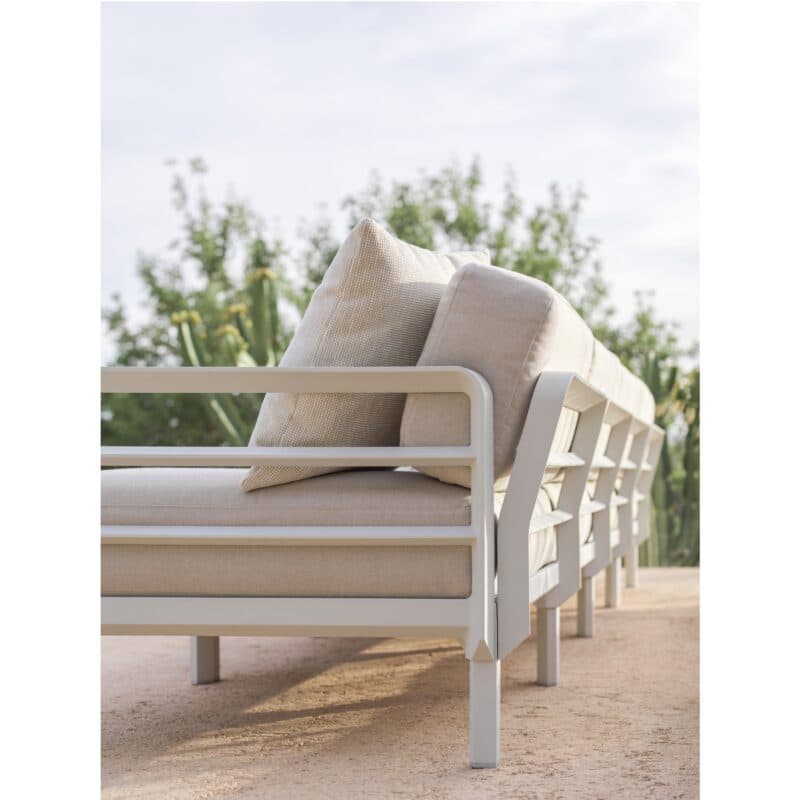 NARDI "Maximo" Loungeset, Kunststoff gesso, Kissen Sunbrella® perla