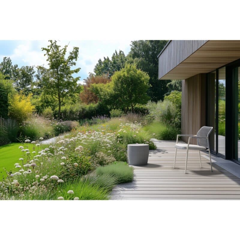 SIT Mobilia "Colina" Beistelltisch/Hocker, Korpus Kunstoff mit Rope, sibirian grey