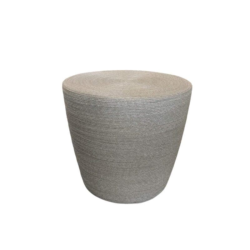 SIT Mobilia "Colina" Beistelltisch/Hocker, Korpus Kunstoff mit Rope, sibirian grey
