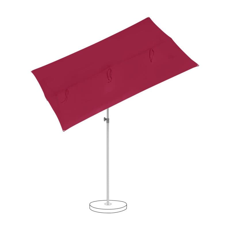 SUNCOMFORT® by GLATZ "Flex-Roof", Sonnenschirm, 195x140 cm, Dessin 064 - Aurora Red
