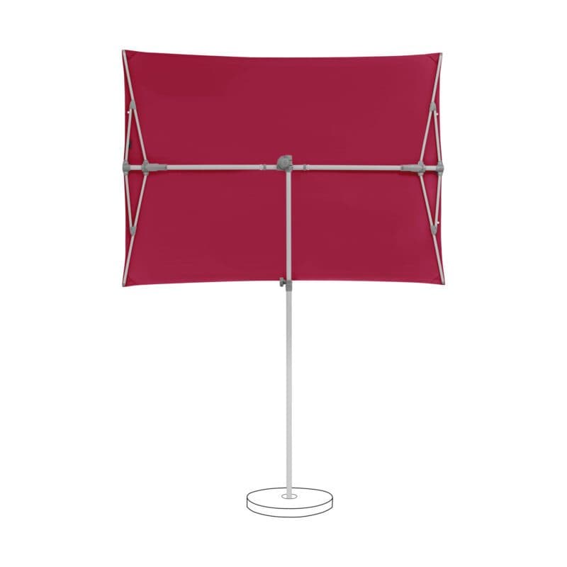 SUNCOMFORT® by GLATZ "Flex-Roof", Sonnenschirm, 195x140 cm, Dessin 064 - Aurora Red