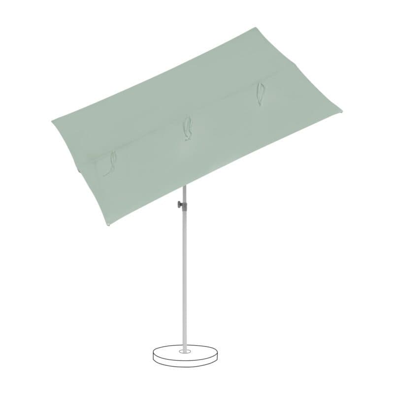 SUNCOMFORT® by GLATZ "Flex-Roof", Sonnenschirm, 195x140 cm, Dessin 023 - Frost Green