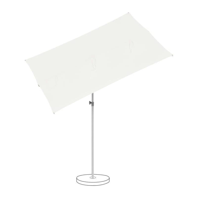 SUNCOMFORT® by GLATZ "Flex-Roof", Sonnenschirm, 195x140 cm, Dessin 050 - Sand White