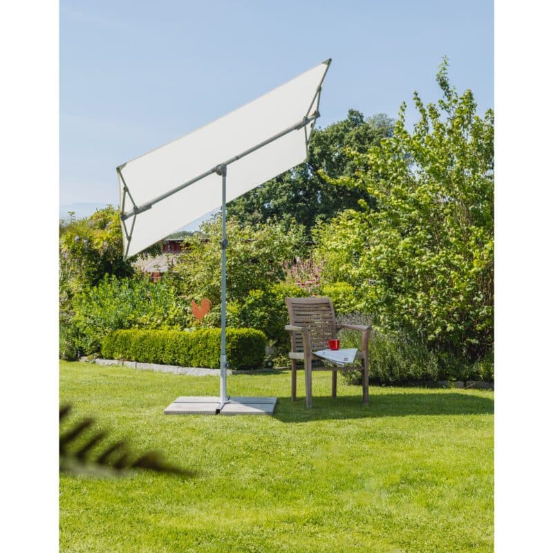 SUNCOMFORT® by GLATZ "Flex-Roof", Sonnenschirm, 195x140 cm, Dessin 050 - Sand White