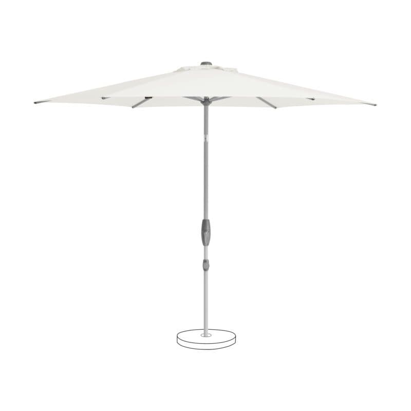 SUNCOMFORT® by GLATZ "Shell-Turn", Sonnenschirm, rund, Dessin 050 - Sand White