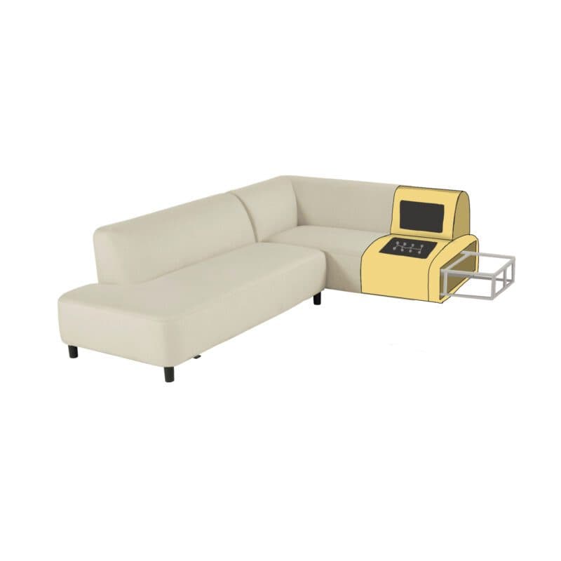 Hartman "Monaco" Loungeset sit&heat®, Heizzonen