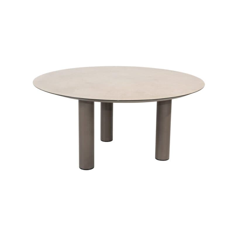 4Seasons Outdoor "Donato" Diningtisch 160 cm, Aluminium terre, Tischplatte Glaskeramik sand