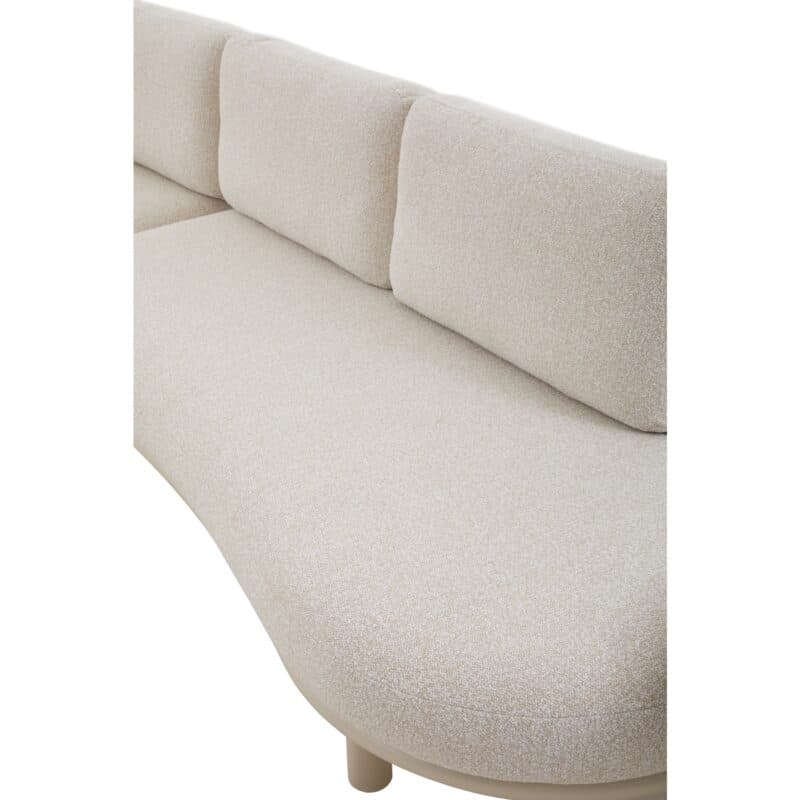 CASA DOMA "Montella" Loungeset, Gestelle Aluminium cream, Polster Sunproof® Olefin beige