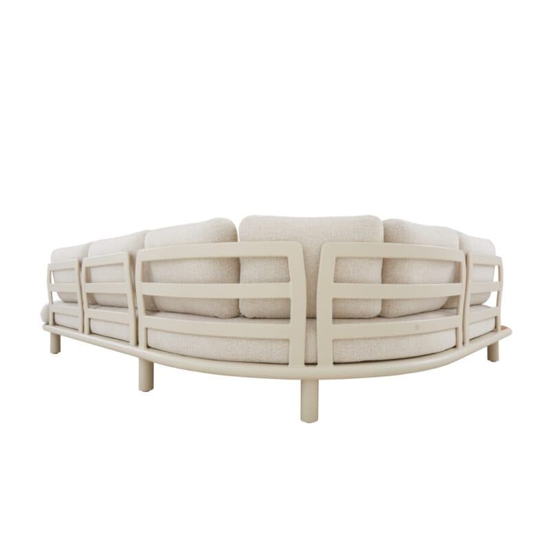CASA DOMA "Montella" Loungeset, Gestelle Aluminium cream, Polster Sunproof® Olefin beige