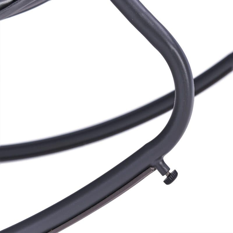 CASA DOMA "Paola" Schaukelstuhl, Gestell Stahl anthrazit