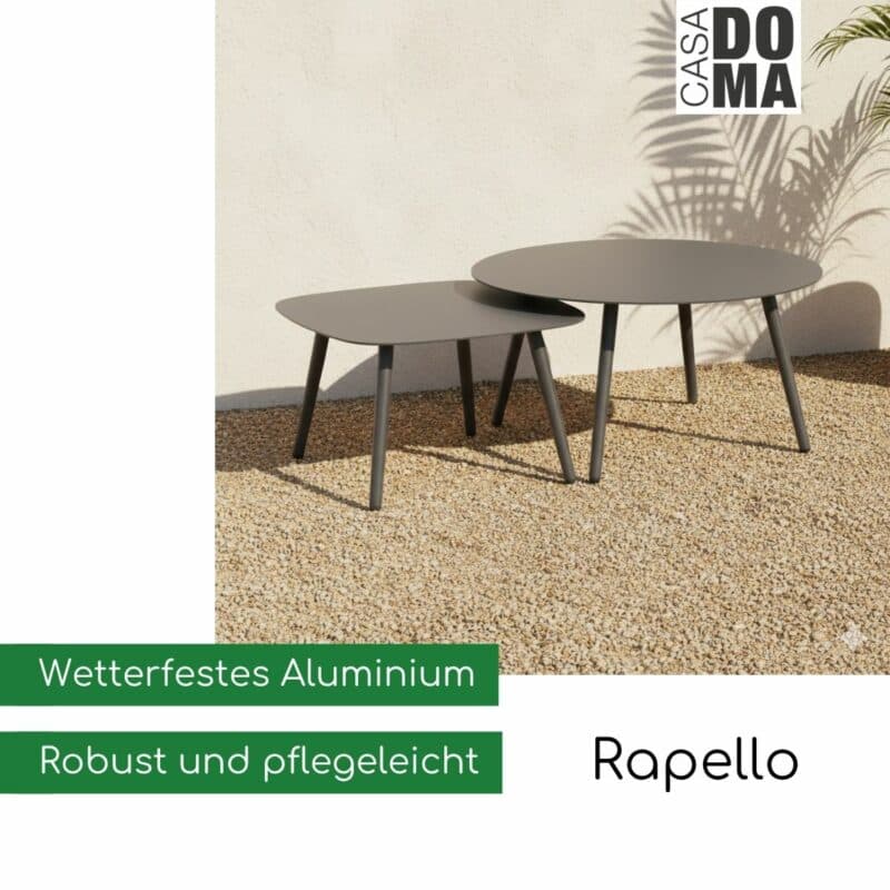 CASA DOMA "Rapello" Loungetische (Bild KI-generiert)