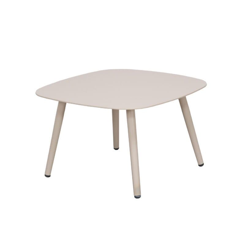 CASA DOMA “Rapello” Loungetisch-Set, Aluminium cream, 60x60 cm