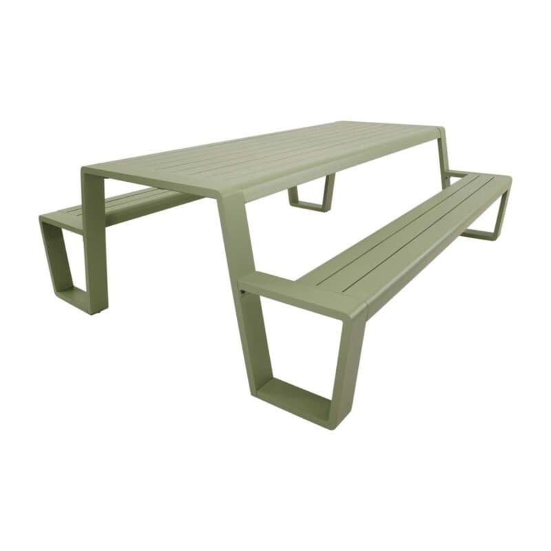 Lesli Living "Estilo" Picknick-Set, Aluminium grün matt