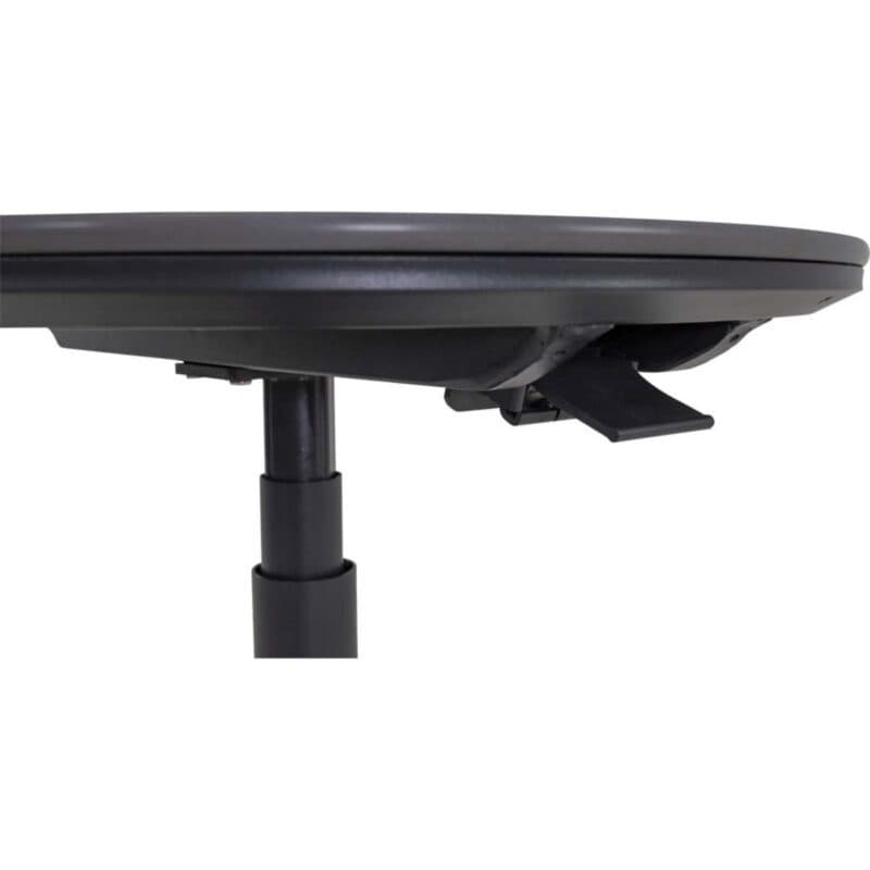 Lesli Living "Geneva" Beistelltisch rund, 59cm, Aluminium matt anthrazit, Tischplatte Sinterstein