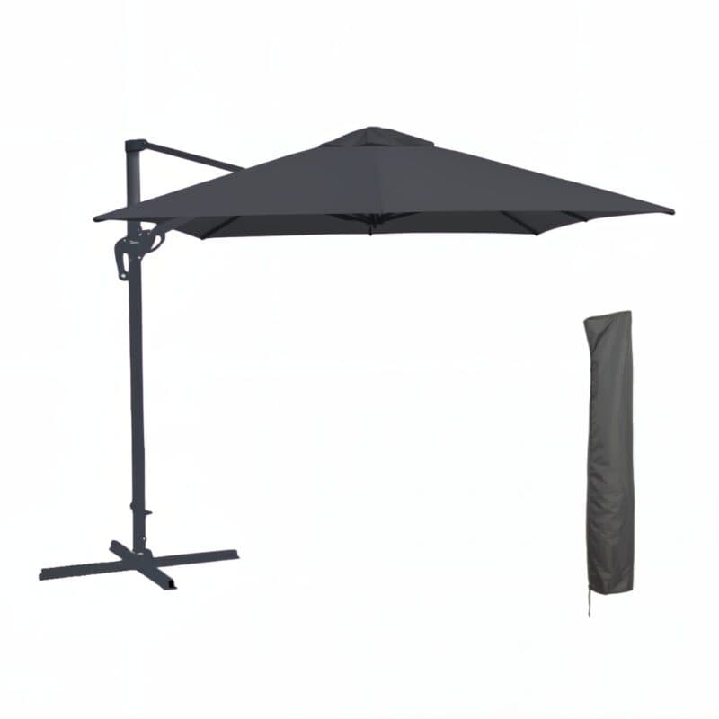 Liadomo "Pineto" Ampelschirm 340x270 cm inkl. Schutzhülle, dark grey