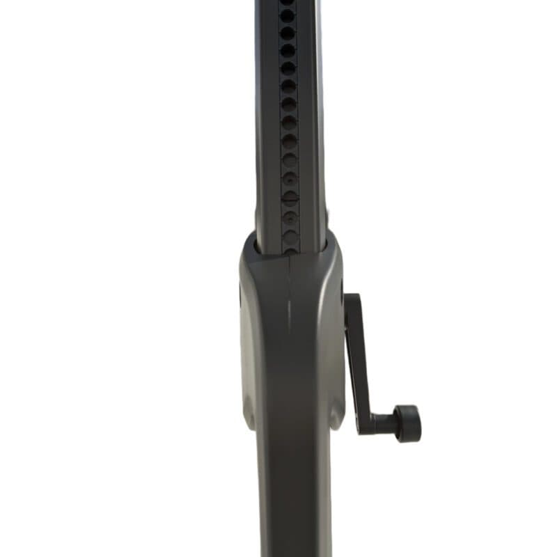 Liadomo "Pineto" Ampelschirm 300x300 cm und 340x270 cm, eckig, Aluminium anthrazit, mit Kurbel