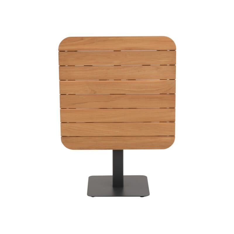 Liadomo "Torano" Klapptisch, Gestell Aluminium anthrazit, Tischplatte Teakholz