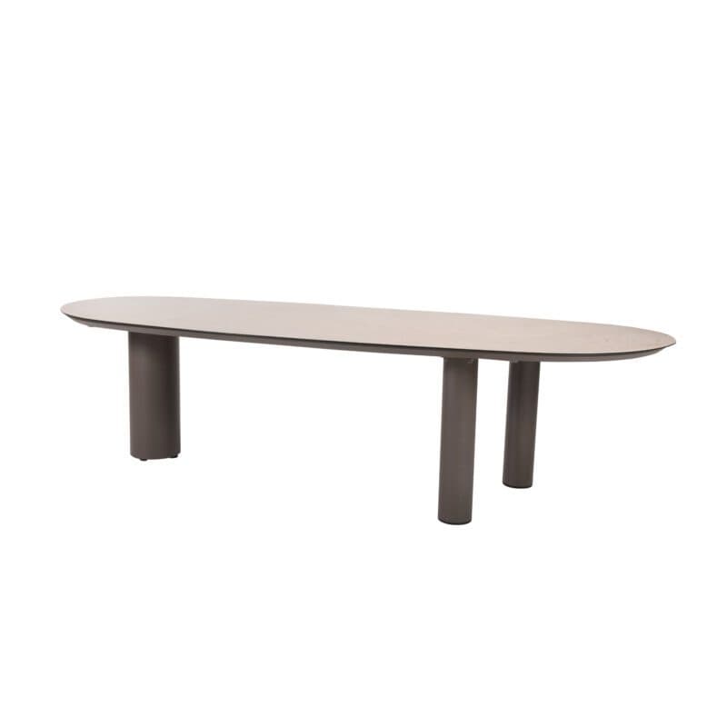 4Seasons Outdoor "Denia" Gartentisch 290×110 cm, Gestell Aluminium terre, Tischplatte Glaskeramik sand